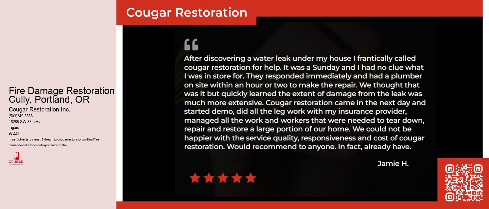 Fire Damage Restoration Cully, Portland, OR