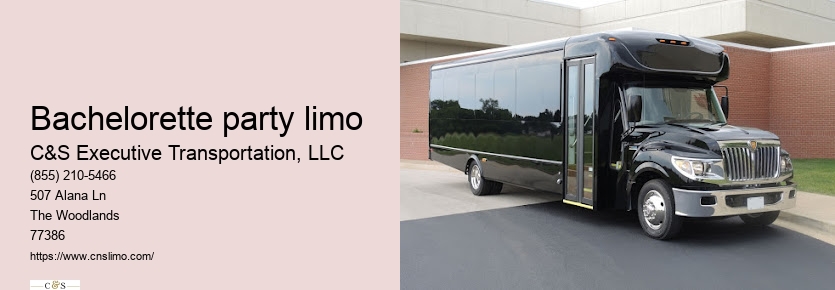 Bachelorette party limo