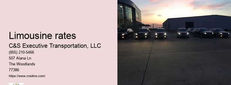 Limousine rates