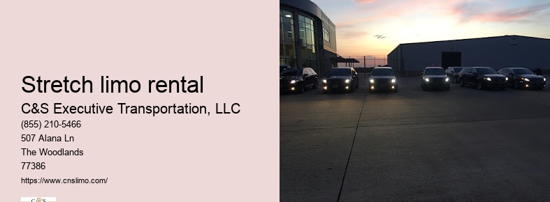 Limousine for hire