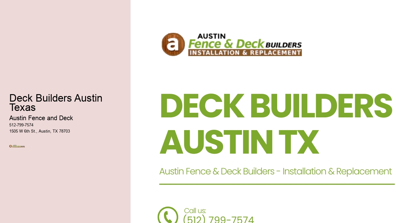 Deck Builders Austin Texas 