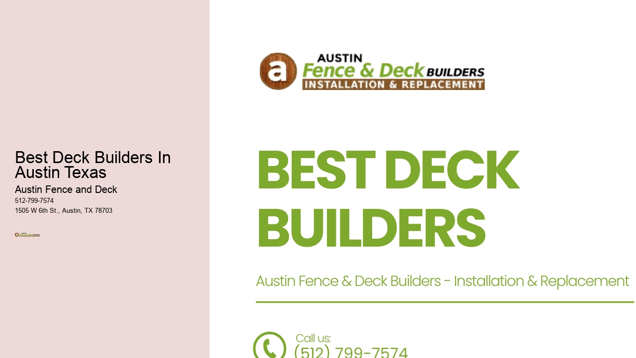 Best Deck Builders In Austin Texas 