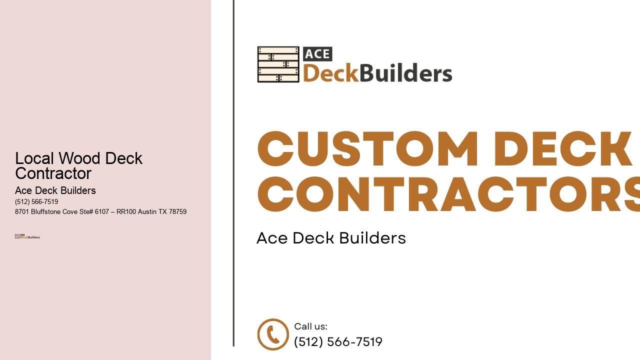 Local Wood Deck Contractor 