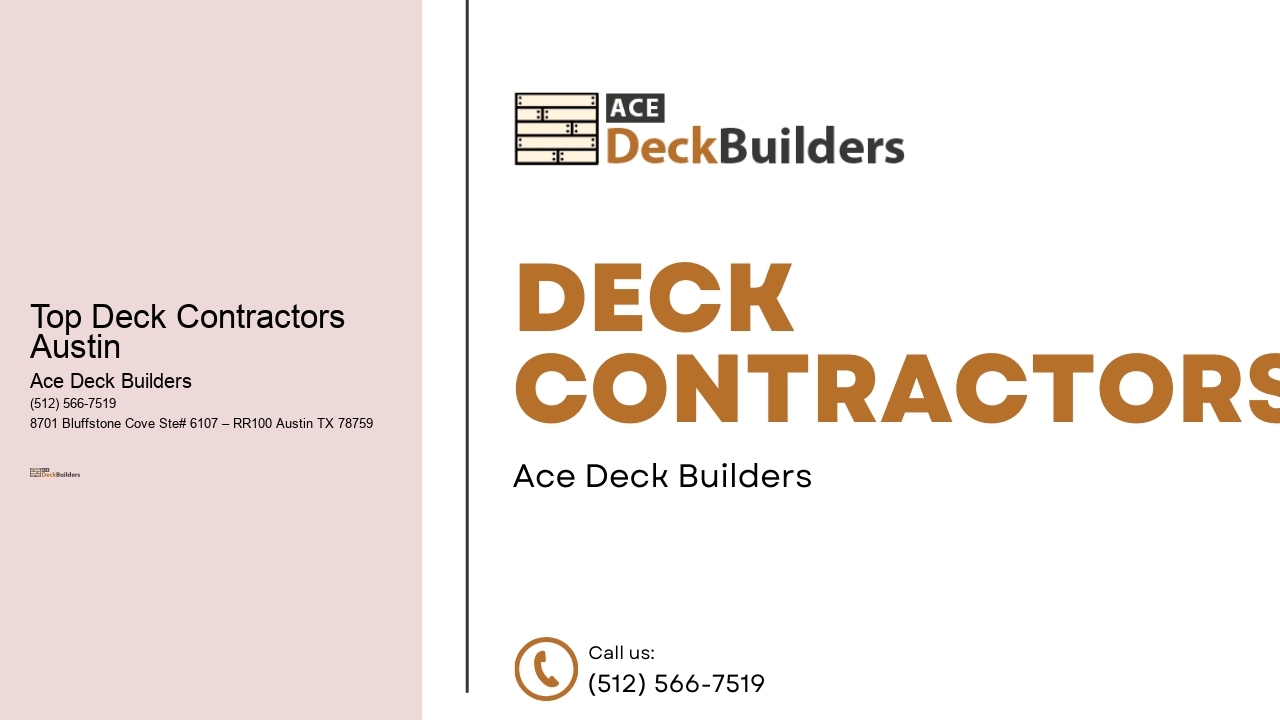 Top Deck Contractors Austin 