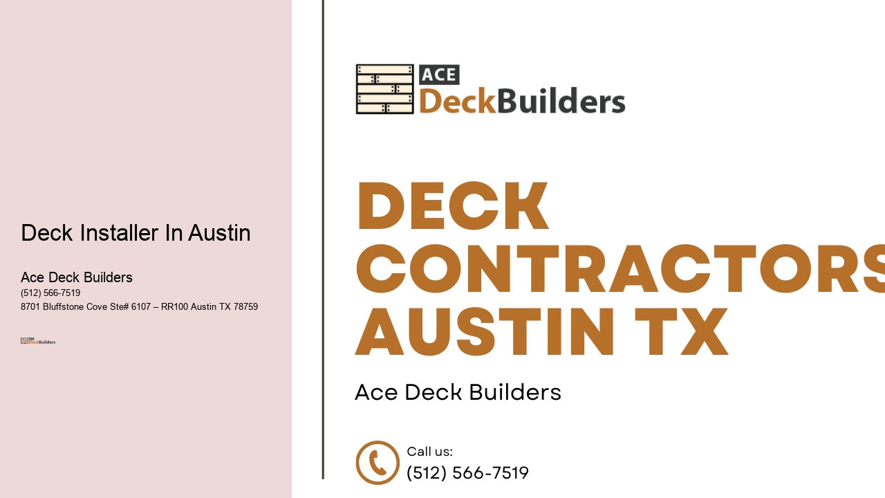 Deck Installer In Austin 