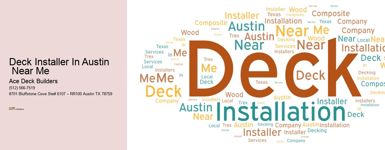 Deck Installer In Austin  Near Me