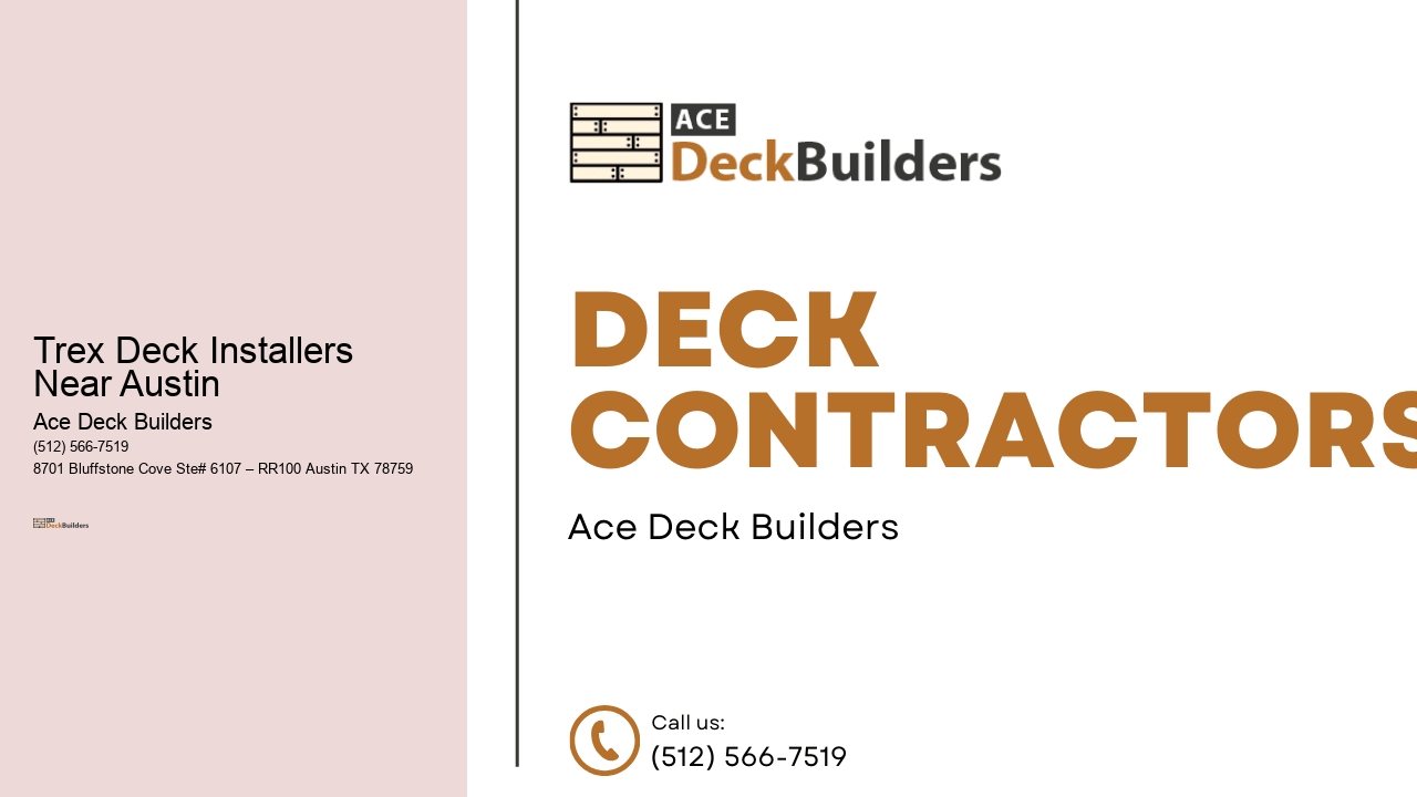 Trex Deck Installers Near Austin 