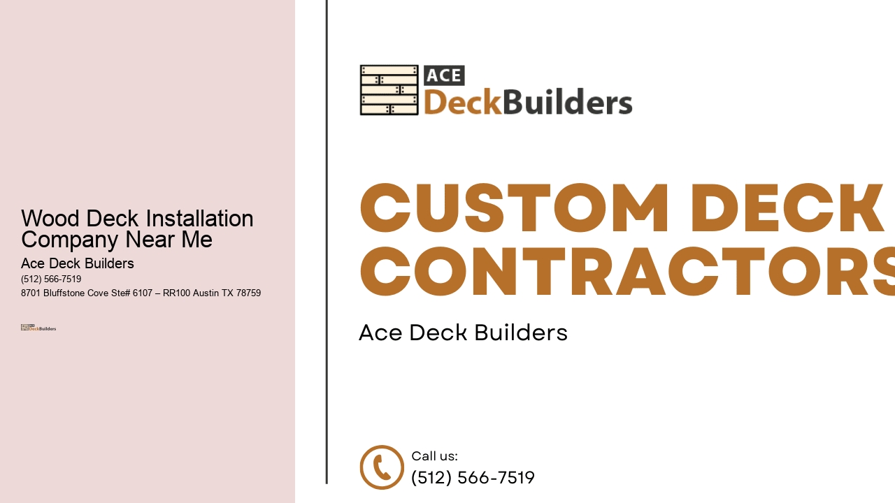 Wood Deck Installation Company Near Me
