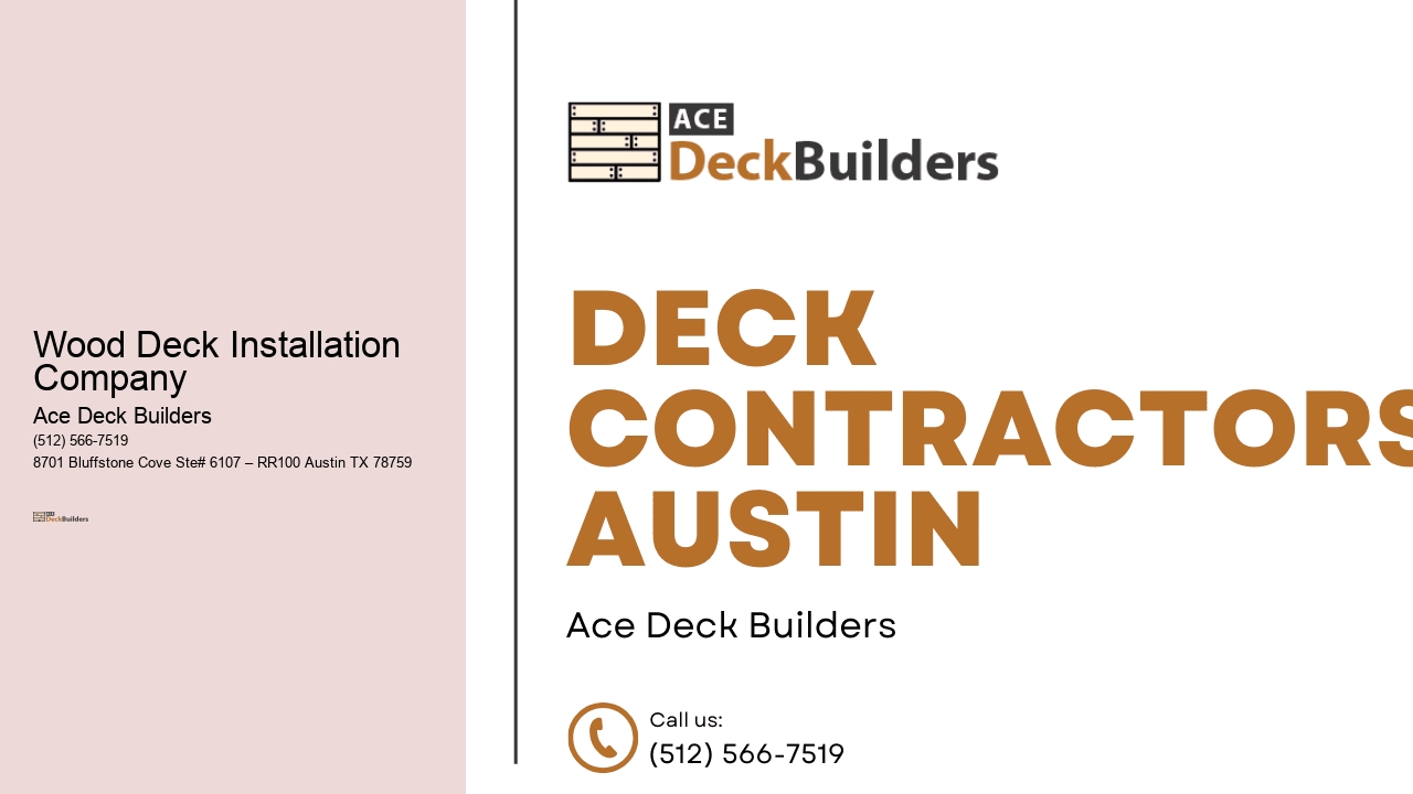 Wood Deck Installation Company 