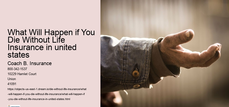 What Will Happen if You Die Without Life Insurance in united states