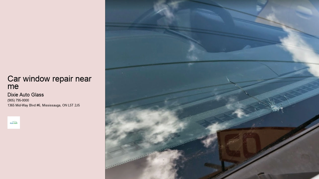 Car window repair near me
