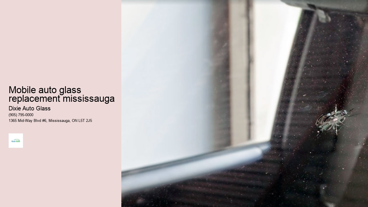 Mobile auto glass replacement mississauga