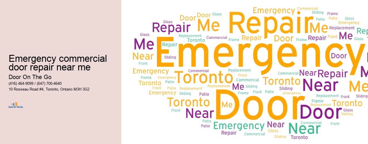 Emergency commercial door repair near me