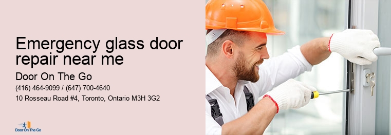 Emergency glass door repair near me