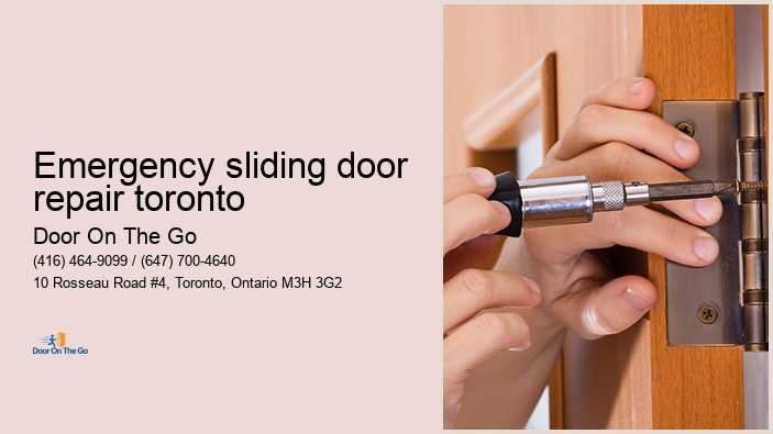 Emergency sliding door repair toronto