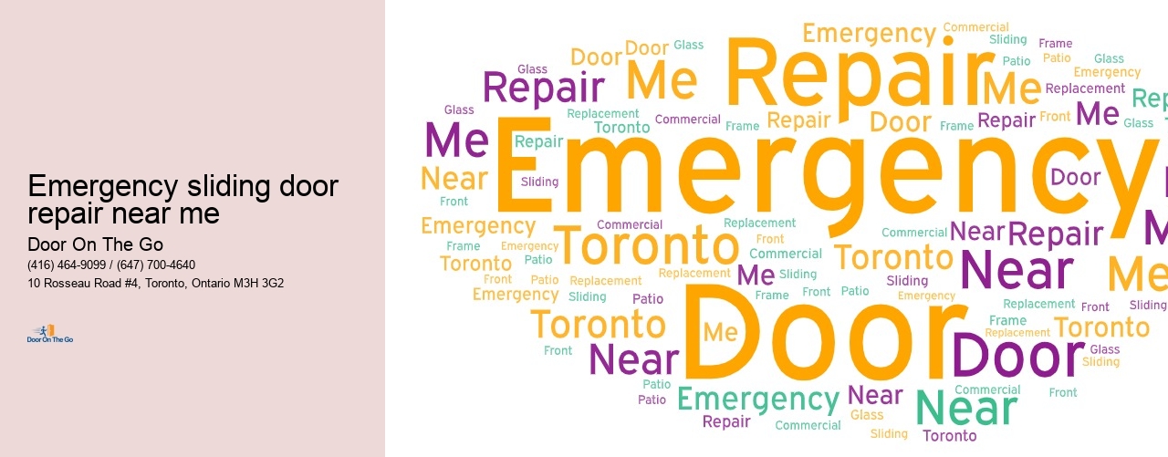 Emergency sliding door repair near me