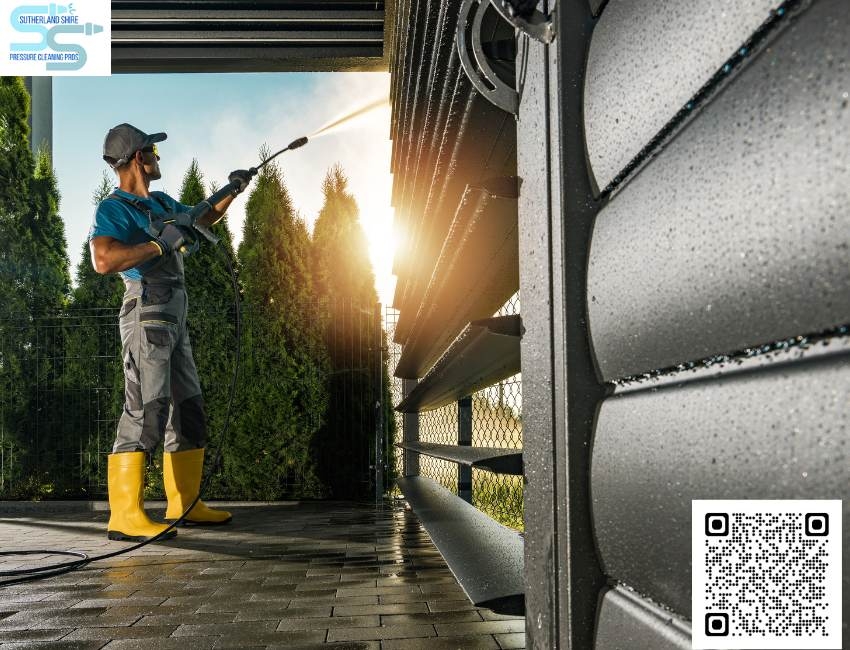 What are the advantages of hiring professionals for pressure washing?