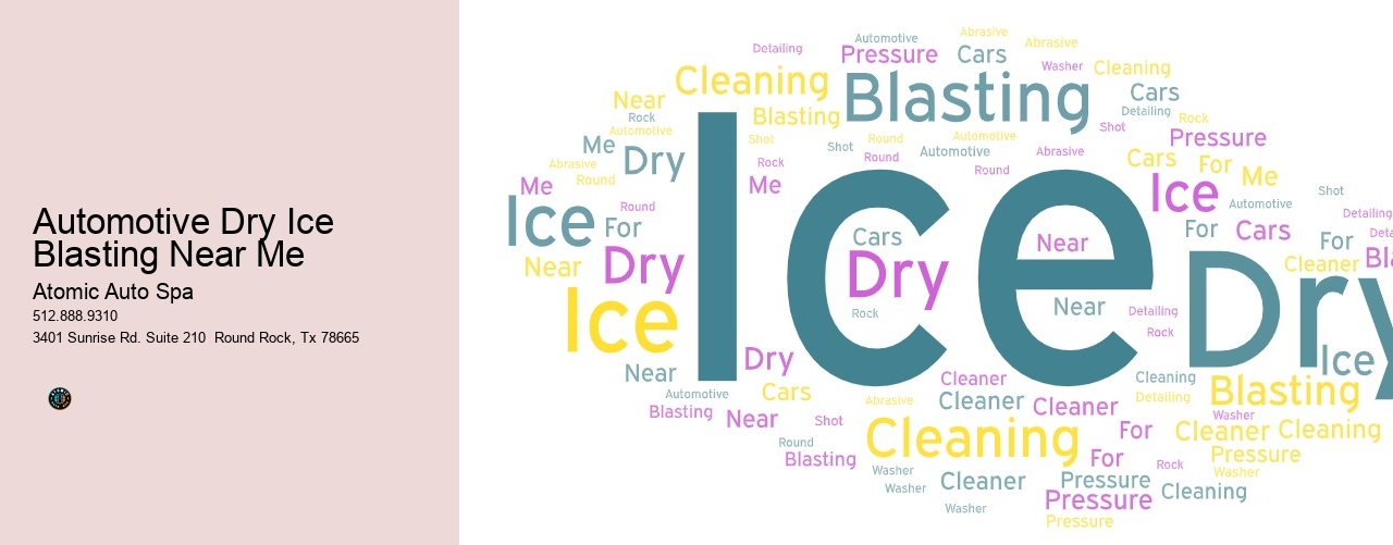 Automotive Dry Ice Blasting Near Me