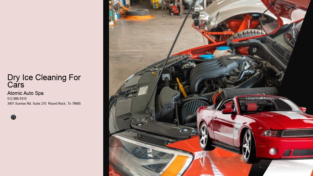 Dry Ice Cleaning For Cars