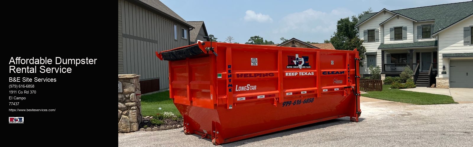 Affordable Dumpster Rental Service