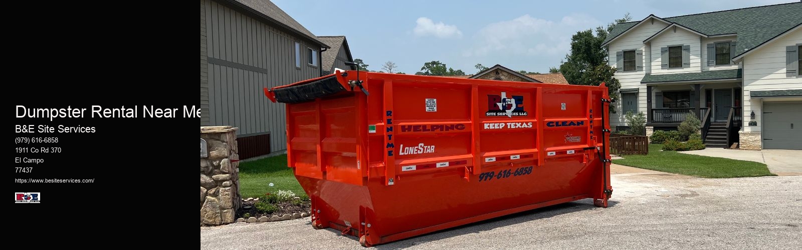 Dumpster Rental Near Me