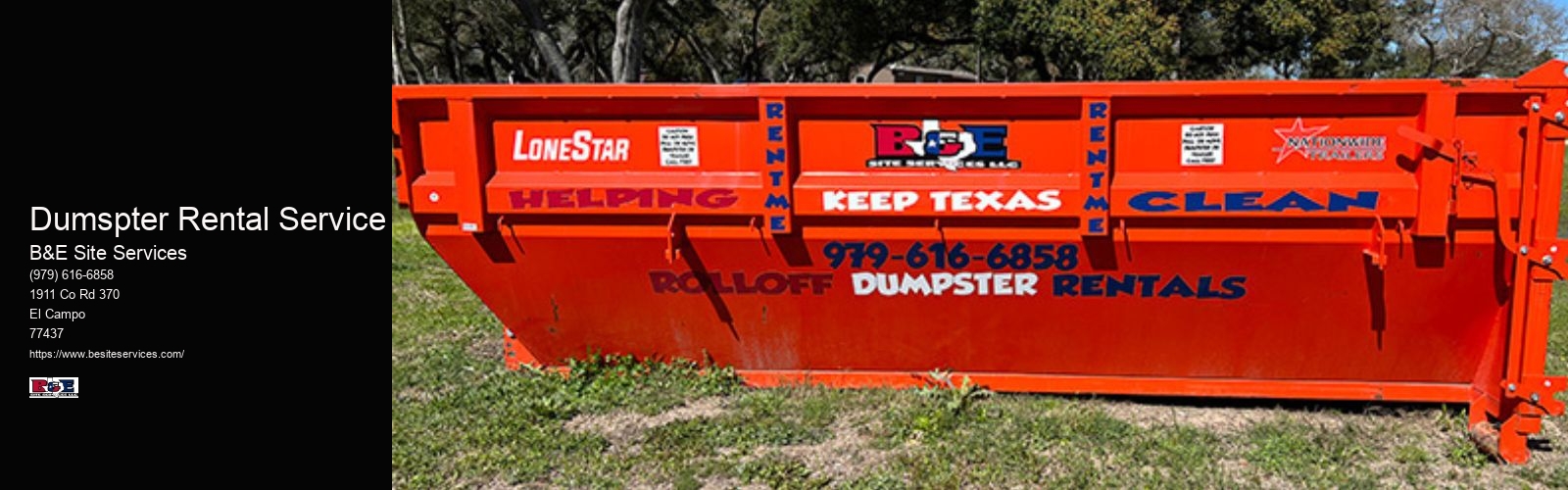 Dumspter Rental Service