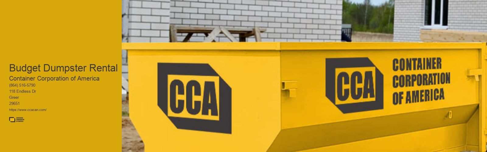 Budget Dumpster Rental