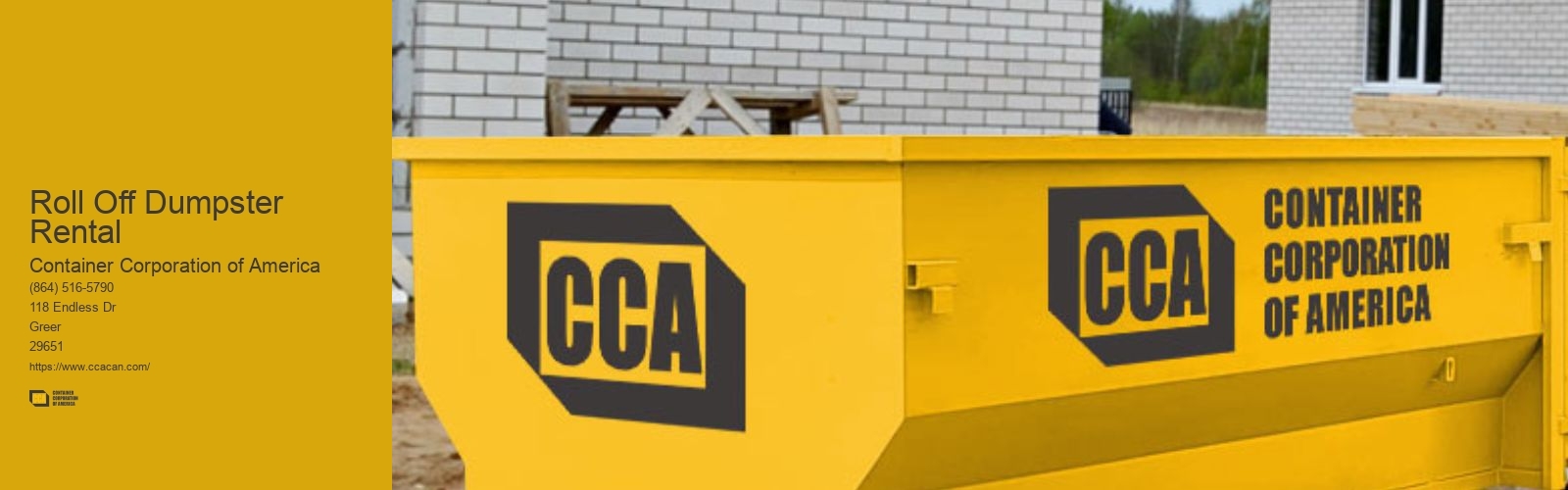 Roll Off Dumpster Rental