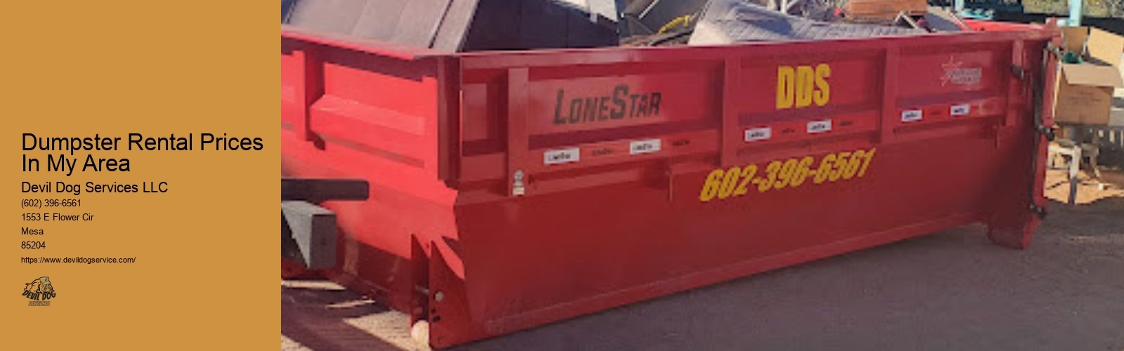 Dumpster Rental Prices In My Area