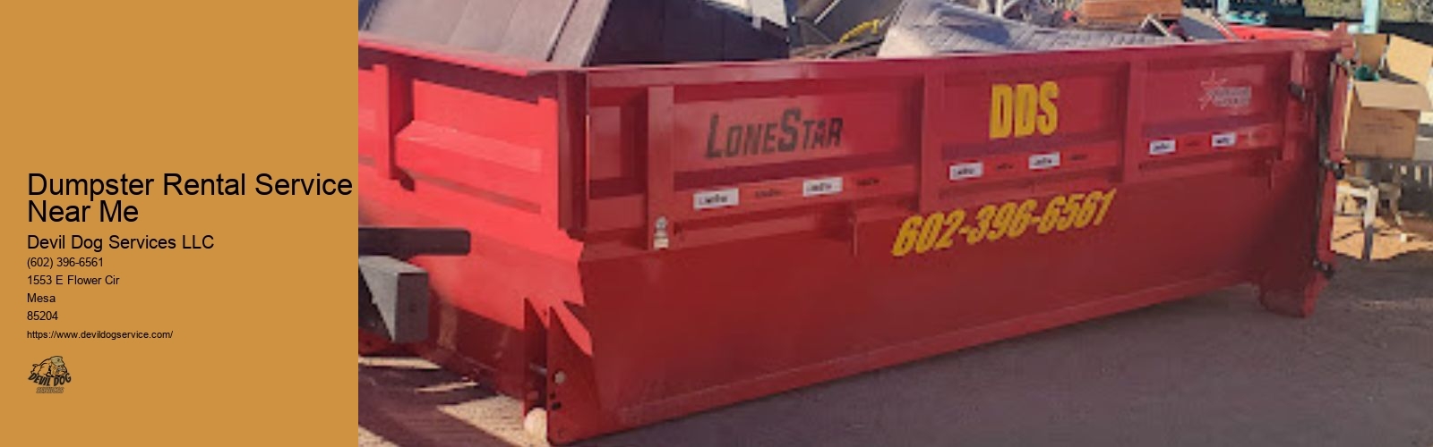 Dumpster Rental Service Near Me