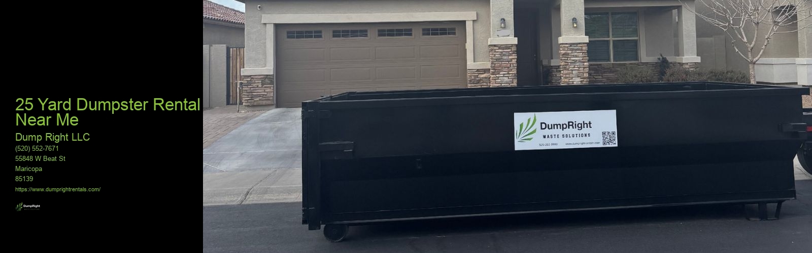 25 Yard Dumpster Rental Near Me