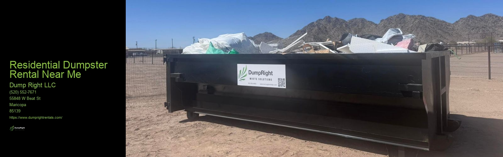 Residential Dumpster Rental Near Me