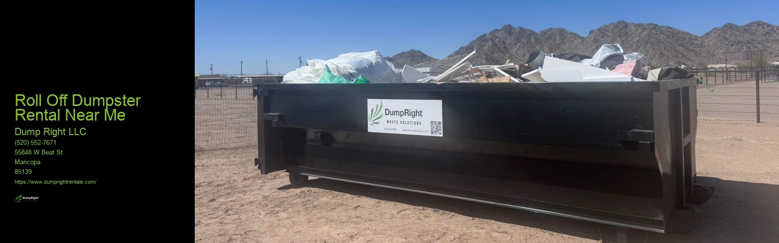 Roll Off Dumpster Rental Near Me