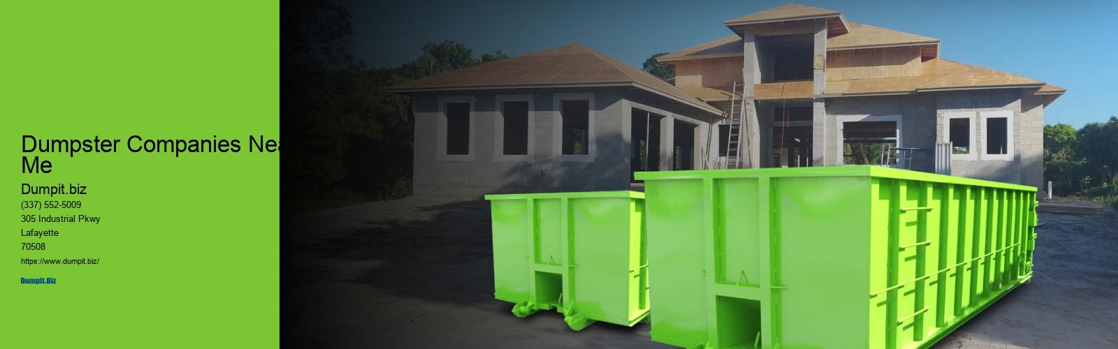 Dumpster Companies Near Me