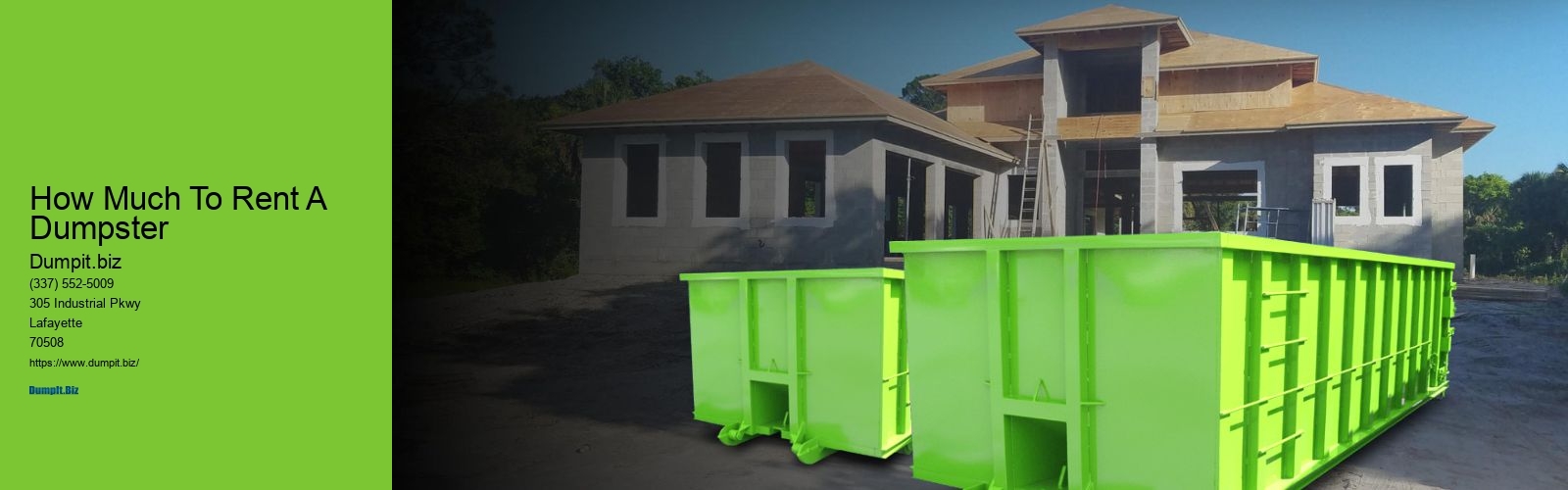 How Much To Rent A Dumpster