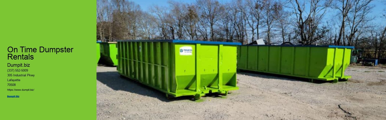 On Time Dumpster Rentals