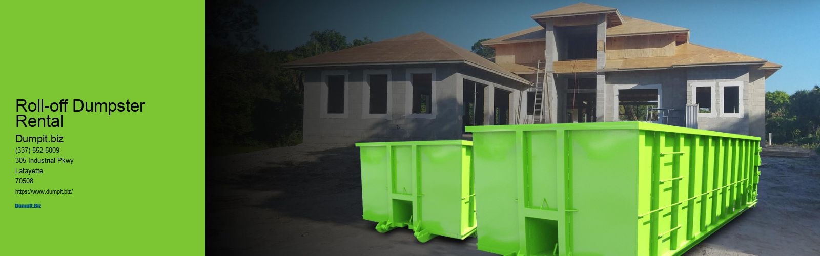 Roll-off Dumpster Rental