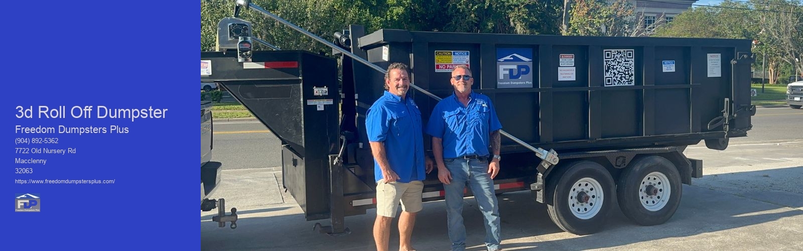 3d Roll Off Dumpster
