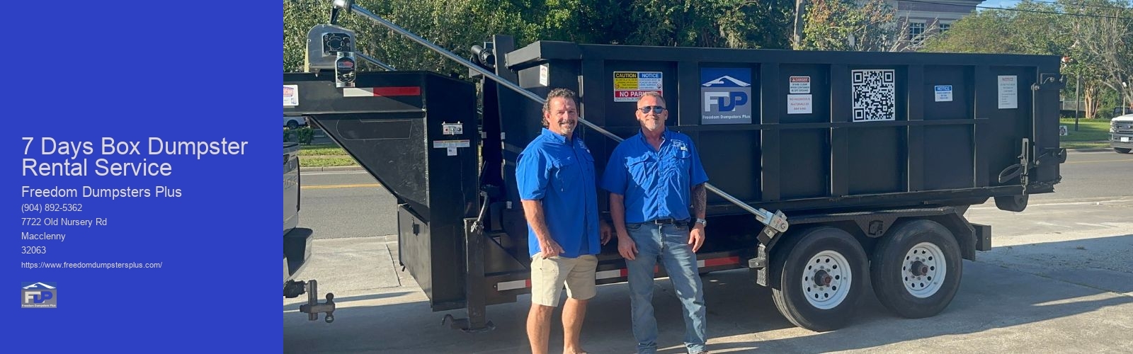 7 Days Box Dumpster Rental Service