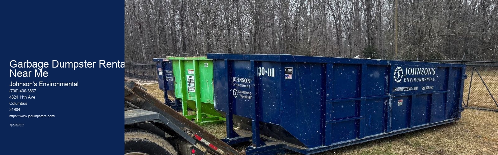 Garbage Dumpster Rental Near Me