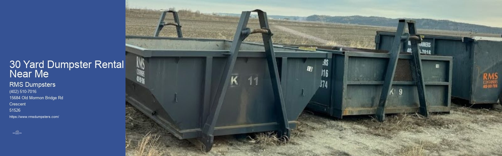 30 Yard Dumpster Rental Near Me