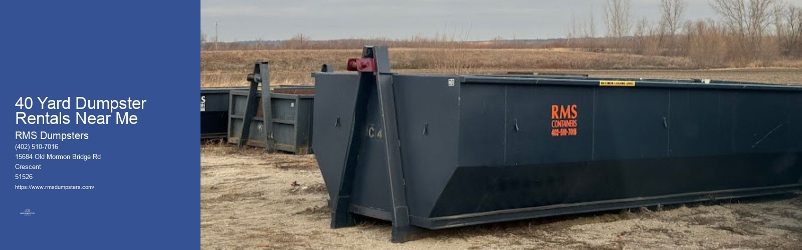 40 Yard Dumpster Rentals Near Me