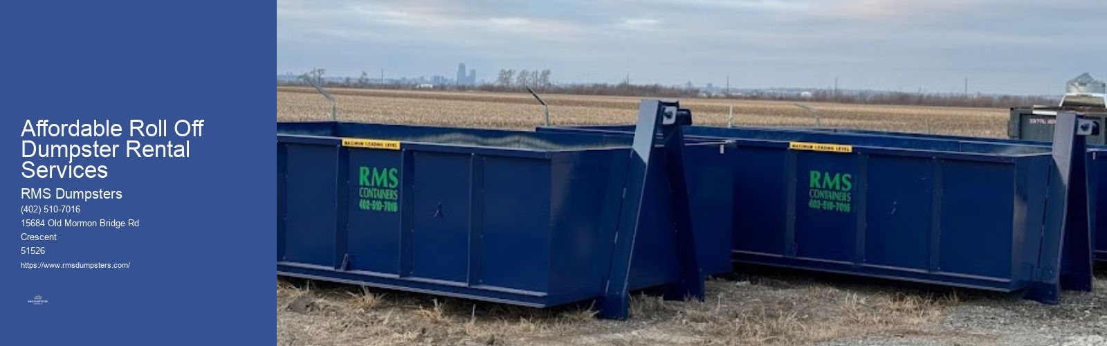 Affordable Roll Off Dumpster Rental Services