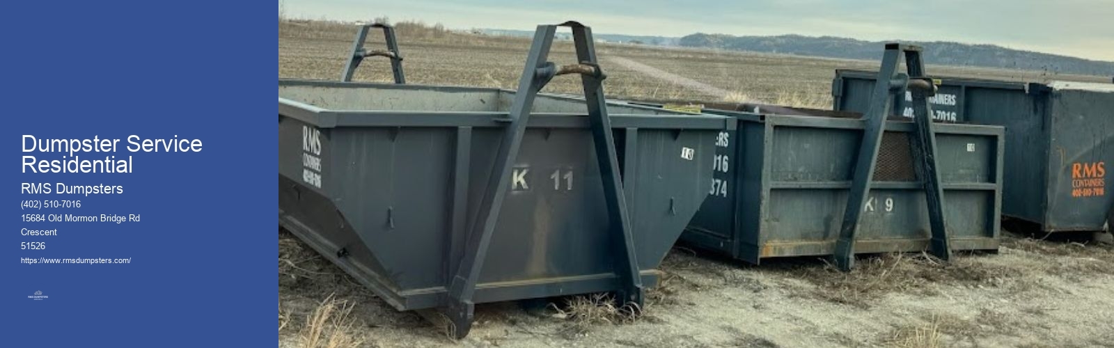 Dumpster Service Residential