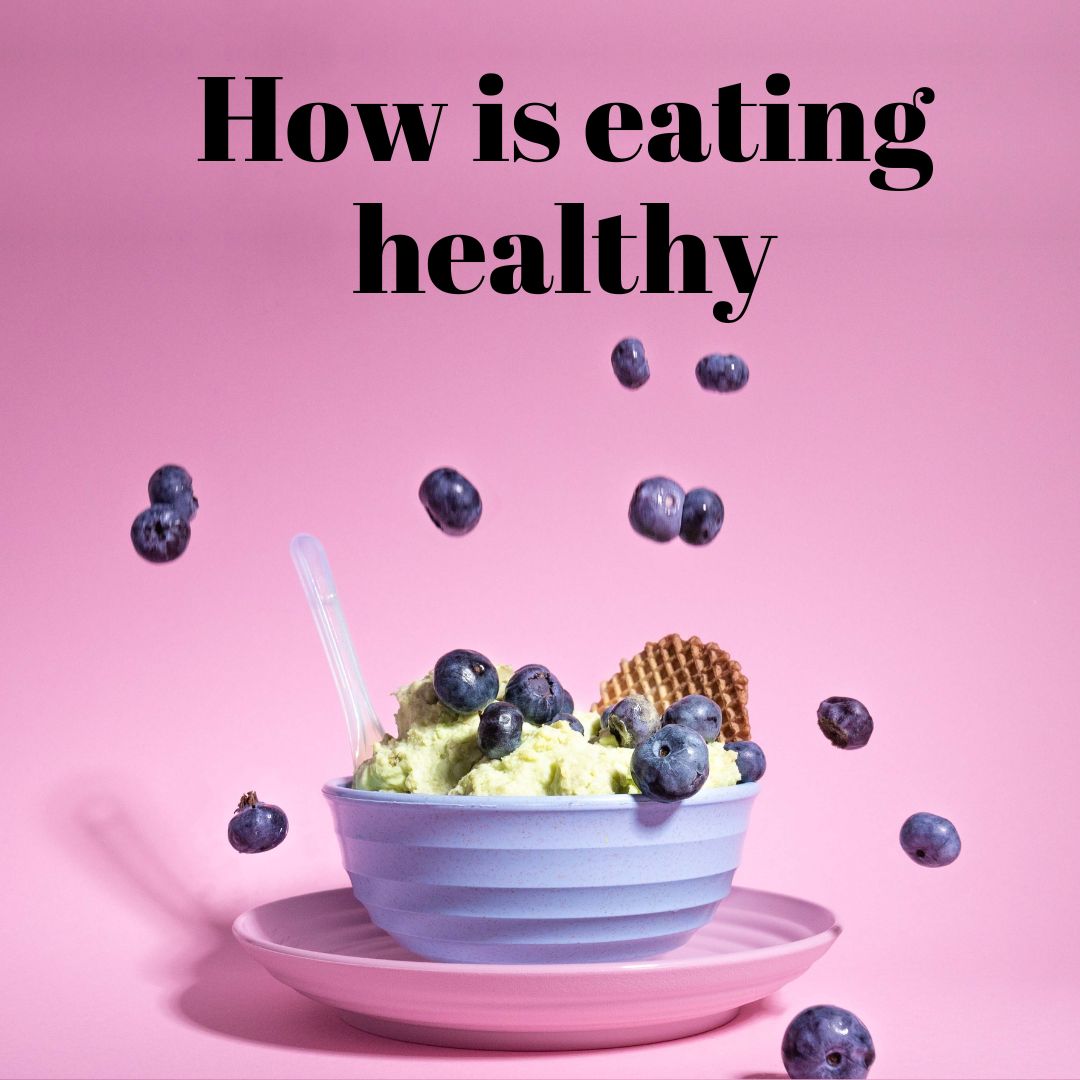 eating healthy food tastes of health