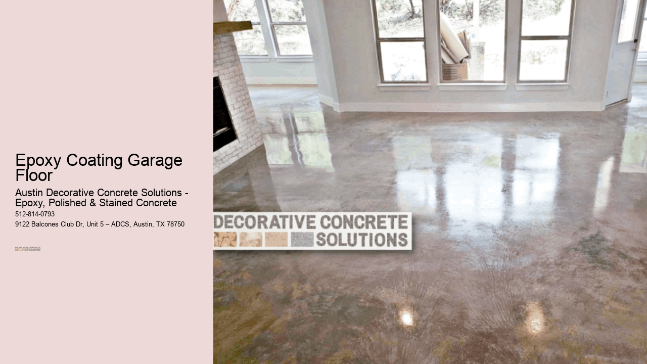 Epoxy Coating Garage Floor
