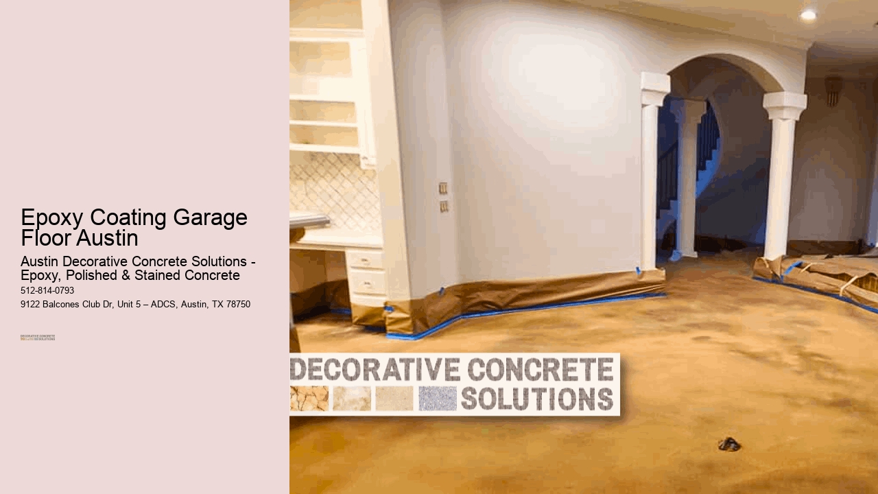 Epoxy Coating Garage Floor Austin
