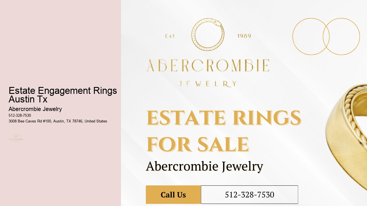 Estate Engagement Rings Austin Tx