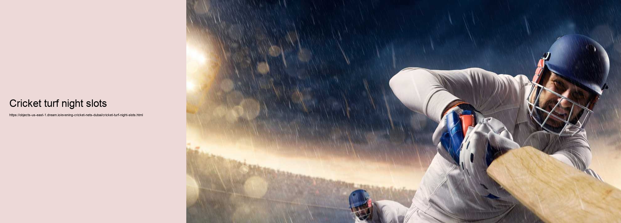 cricket turf night slots