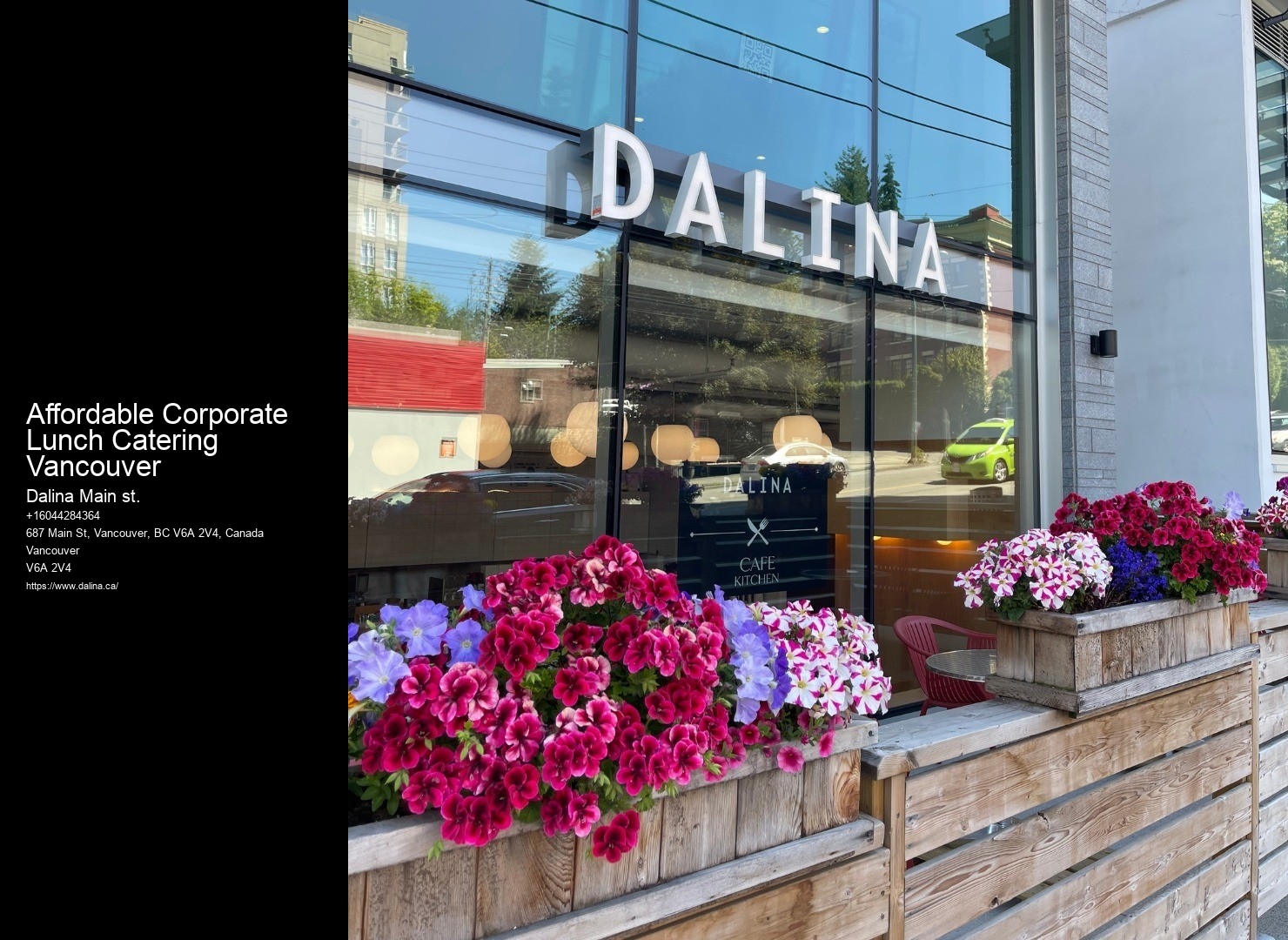 Corporate Lunch Catering Affordable Corporate Lunch Catering Vancouver